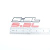 Pair Set 5.3L Liter Embossed Highly Polished Real Aluminum Auto