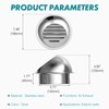 6 Inch Wall Vent Cover, HG Power Exhaust Vent with