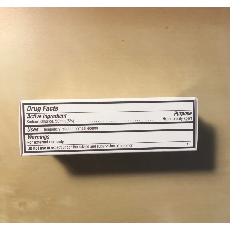 Rugby Sodium Chloride Hypertonicity Ophthalmic Ointment, 5% / 3.5 gm