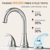 Bathroom Sink Faucet FRANSITON Centerset 8 Inch 2 Handle Bathroom