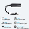 REVODATA PoE Splitter Gigabit 12V/2A, DC 5.5*2.5mm Plug Compatible with