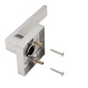 Probrico 6 Pack Door Handles in Satin Nickel, Half Dummy