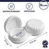 EYE DISCOVER Antimicrobial Glasses Case, Premium Case with Leak-proof Screw