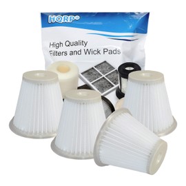 HQRP 4-Pack Washable & Reusable Filter compatible with Black & Decker CHV1400 CHV1500 CHV1560 CHV1600 CHV9600 Cyclonic Action DustBuster Cordless Handheld Vacuum Hand Vac, VF100 VF100H Replacement