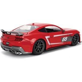 Diecast Model Car Compatible for Jada Bigtime Muscle 2024 Ford Mustang Dark Horse Diecast Model Car, 1:24 Scale, Red 36346