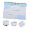 OSALADI Weekly Planner Notebook Spiral Binding Undated Pages for Flexible
