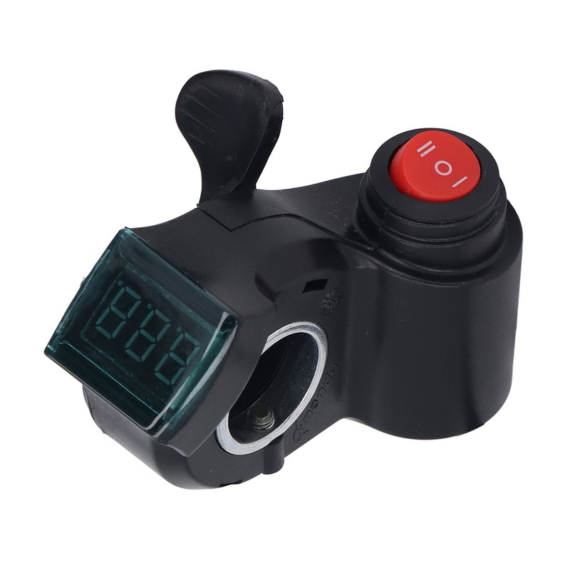 Electric Bike Thumb Throttle 3 Speed Digital Voltage Display Bicycle