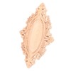 BIUDECO Strong Structure Wooden Applique Oval Door Center Flower Sheet
