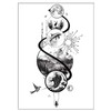 2 Sheets Temporary Ship Anchor Tattoo Lighthouse Tattoo Whale Tattoo