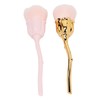 2pcs Nail Dust Remover Pink Rose Nail Powder Cleaning Brush