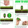 Soil Moisture Meter, 4 in 1 Soil PH Meter, LCD