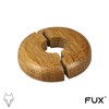 FUX 2 Pieces Wooden Radiator Pipe Cover for 15-22mm Pipes;