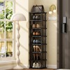 Vertical Shoe Rack - Tall Narrow Shoe Rack Organizer for