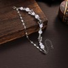 Zhang shine Y2k Bracelets Star Pearl Beaded Double-Layer Plated Chain