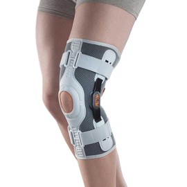 RO+TEN Genuskill Kniebandage 15 – röhrenförmig mit Gelenkstangen und Patellastabilisator Größe XX-Large (Oberschenkelumfang 66/75 cm) – CE-Kennzeichnung
