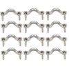 Stainless Steel Eye Straps Tie Down Kayak Deck Loops,12Pcs Kayak