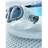 Cressi Cobra Anti Fog Premium Swim Goggles Mask - Clear/Black,