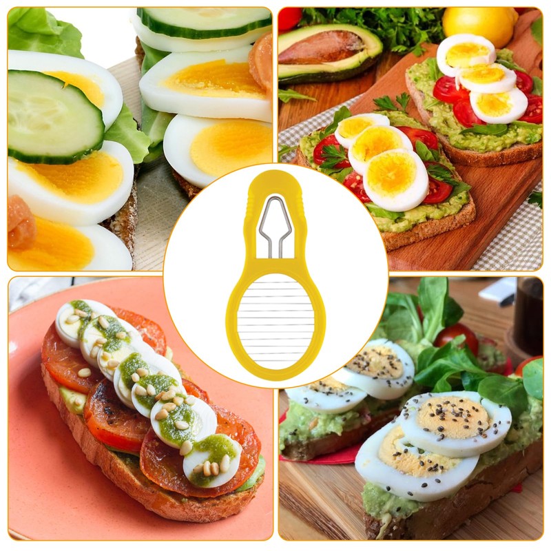 Aymorder 2 in 1 Egg Shell Peeler & Slicer, Multipurpose