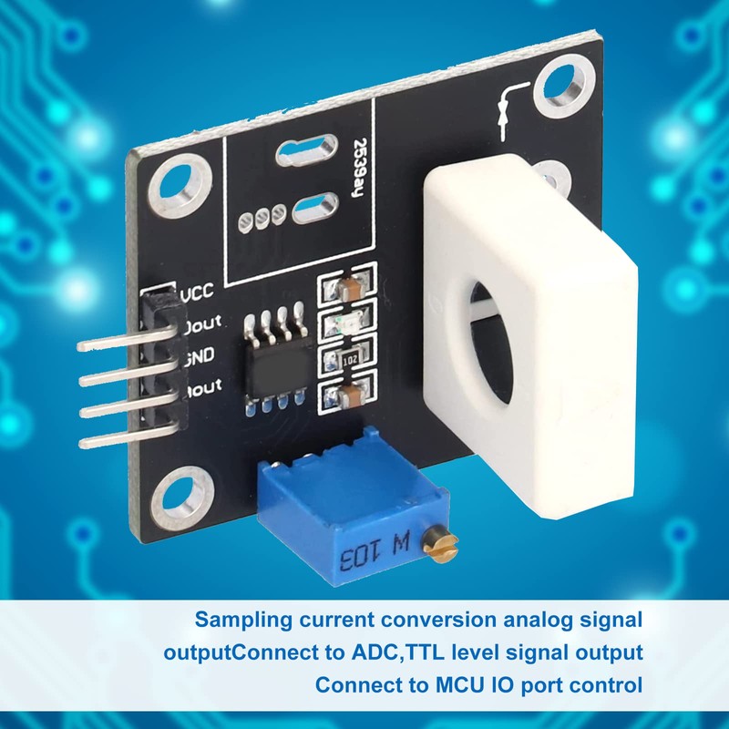 ARCELI DC 5V WCS1700 Hall Current Detection Sensor Module 70A