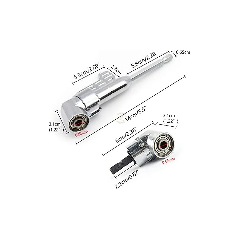 Extensiones De Brocas Flexibles Juego De Taladro De 105°,3pc
