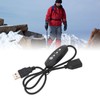 USB5V Thermostat Extension Cord Male in Female Out Flexible PVC