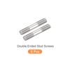 METALLIXITY Stud Screw Ends Stud Bolt M5 Screw 30mm Length