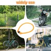 MECCANIXITY 2 Feet x 1/2 Inch Bike Lock Cable, 4