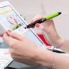 6 x BIC 4-Colour Retractable Ballpoint Pens with Ergonomic Grip