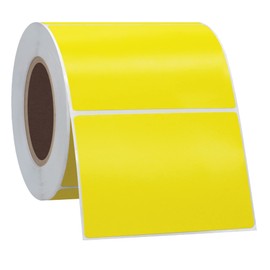 Aleplay Direct Thermal Labels 2×3 Inch, Self-Adhesive Address Shipping Thermal Stickers Yellow - 500 Labels per Roll