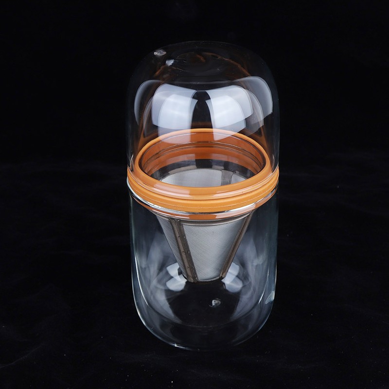 Portable Travel Coffee Maker Stainless Steel Anti Rust Durable Filter