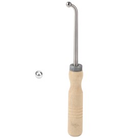 Trumpet Repair Tools Solid Wood Instrument Maintenance with 1 Sheet Metal Balls for French Horn