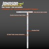 Johnson Level & Tool 48" Aluminum Drywall T-Square with Extra-Thick