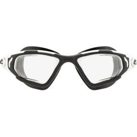 CRESSI Unisex Adult Vortex Innovative Swimming Goggles with Advanced Performance, Offering Comfort and Unique Versality, Black/White Clear Lens, One Size