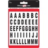 Hillman 842286 1" Peel-Off Black & White Vinyl Letters & Numbers Pack