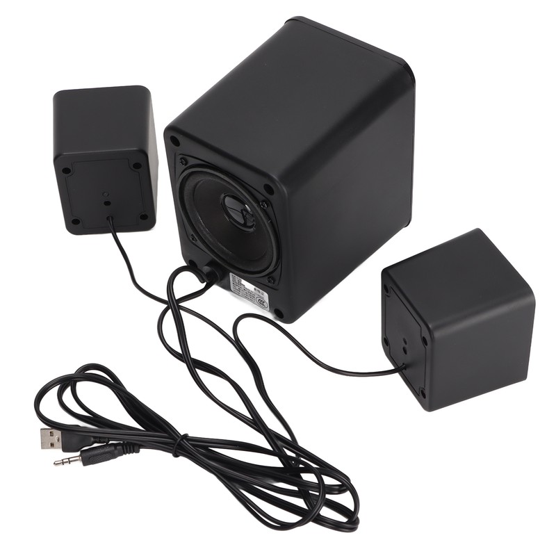 USB Powered Desktop Speakers Computer Speakers with Subwoofer for PC