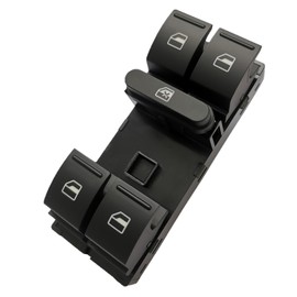 GEEANDLY Window Regulator Switch Window Regulator Switch 1K4959857B Compatible with Jetta for Golf Polo for Passat Caddy for Tiguan Touran