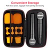 SOIMISS Wireless Microphone Case, Portable Microphone Bag - Protective Case