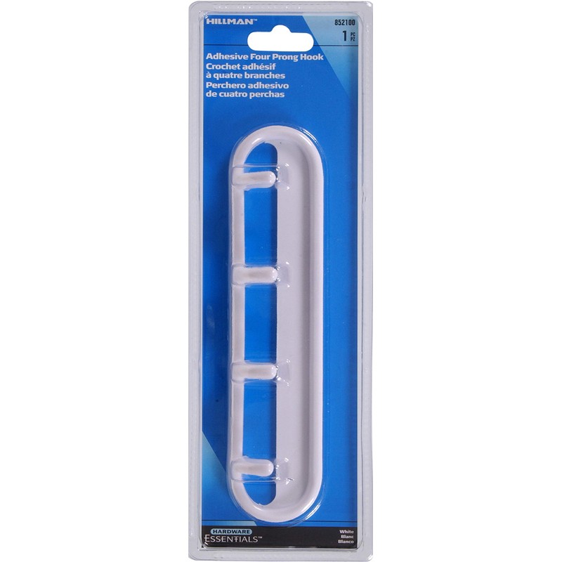 Hillman Hardware Essentials 852100 Adhesive 4 Pronged Plastic Oval Key
