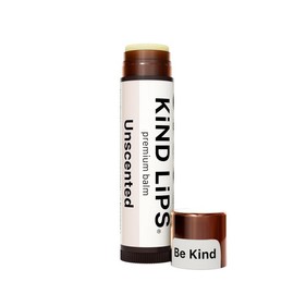 Kind Lips Unscented Organic Lip Balm - Coconut Oil, Beeswax, Jojoba, Shea Butter, Premium Balm for Comfort and Hydration - unscented: 3 Pack