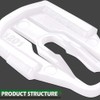 GRAND ORANGE 6PCS Fender Door Quarter Molding Clip Plastic Compatible