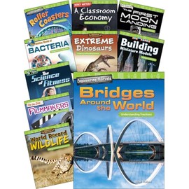 Teacher Created Materials 30057 Fractions and Decimals for Fifth Grade, 10-Book Set, Grade (Mathematics in the Real World)