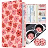 Slohif Car Registration and Insurance Card Holder - Floral Vehicle