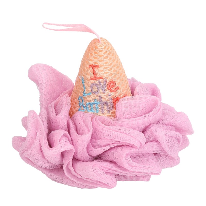 Bath Shower Scrubber Hair Eraser Sponge Deep Cleansing Fine Mesh