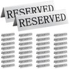 36 Pcs Metal Reserved Table Signs, Double Sided Reserved Seating