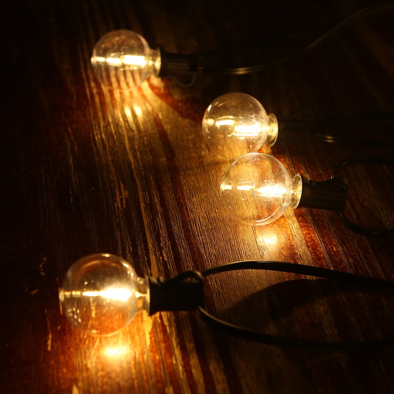 Neoglint 10.9M/35.7Ft G40 Outdoor String Lights 30+2(Spare) LEDs Globe Bulbs