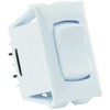 JR Products 12695 White SPDT Mom-On/Off/Mom-On Switch