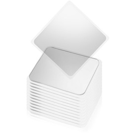 HJZHII 12 Stück Anti Rutsch Pads,7,5x6,5cm Antirutschmatte Auto,Antirutsch Pads Auto Doppelseitige Klebepads Anti Rutsch Matte Waschbare für Handy Armaturenbrett Wiederverwendbar Klebende(Transparent)