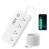ZigBee Power Strips Surge Protector, USB C Power Strip 20W,