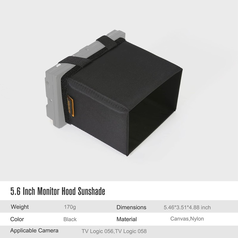 OPENMOON Foldable Sun Visor for Camera Screen (5.6 Inches)