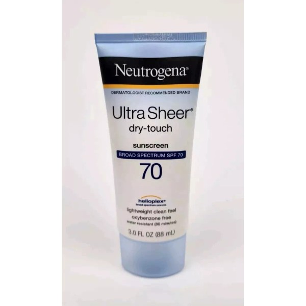 Neutrogena Ultra Sheer Dry-Touch SPF 70 Sunscreen Lotion 3.0 fl
